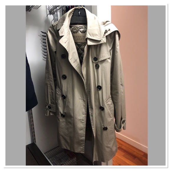 burberry trench coat with removable warmer